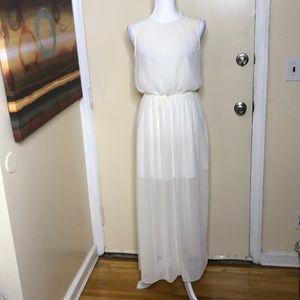PINK MARTINI WANDERLUST OFF WHITE DRESS SZ M